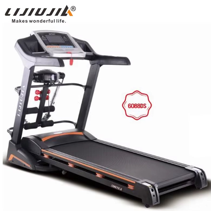 Lijiujia Electric Folding 3Hp Sport Gym Equipment Luxury Training Body Strong Semi Commercial Treadmill