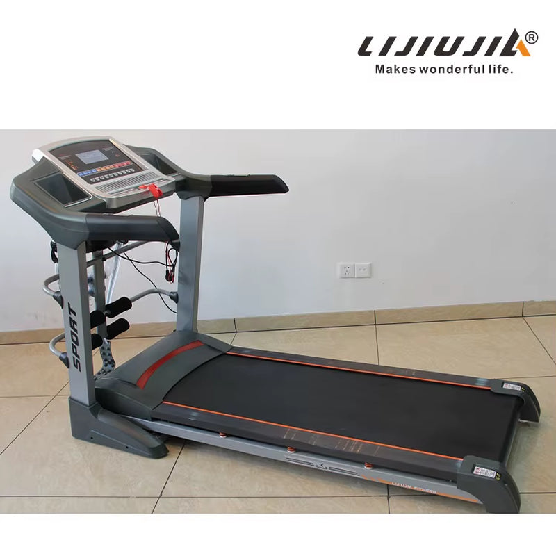Lijiujia Electric Folding 3Hp Sport Gym Equipment Luxury Training Body Strong Semi Commercial Treadmill