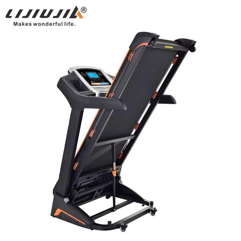 Lijiujia Electric Folding 3Hp Sport Gym Equipment Luxury Training Body Strong Semi Commercial Treadmill