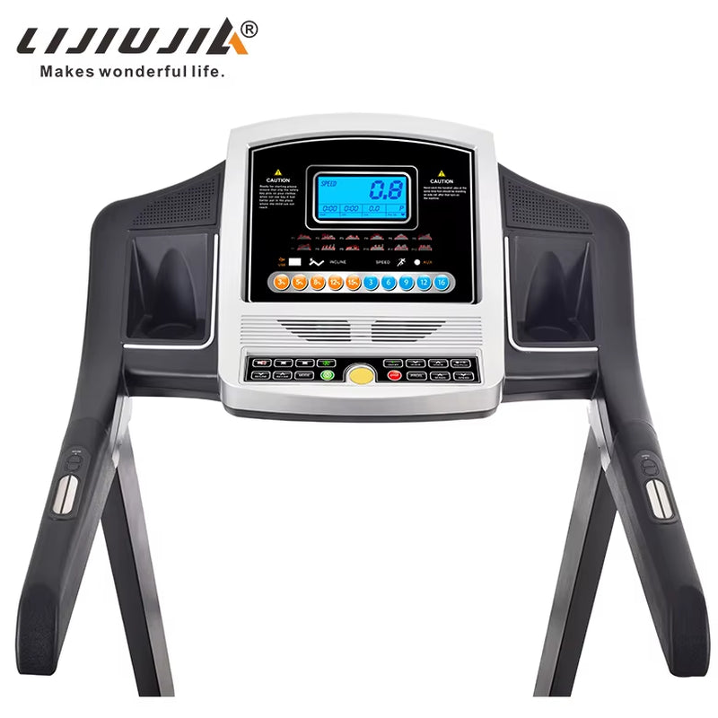 Lijiujia Electric Folding 3Hp Sport Gym Equipment Luxury Training Body Strong Semi Commercial Treadmill