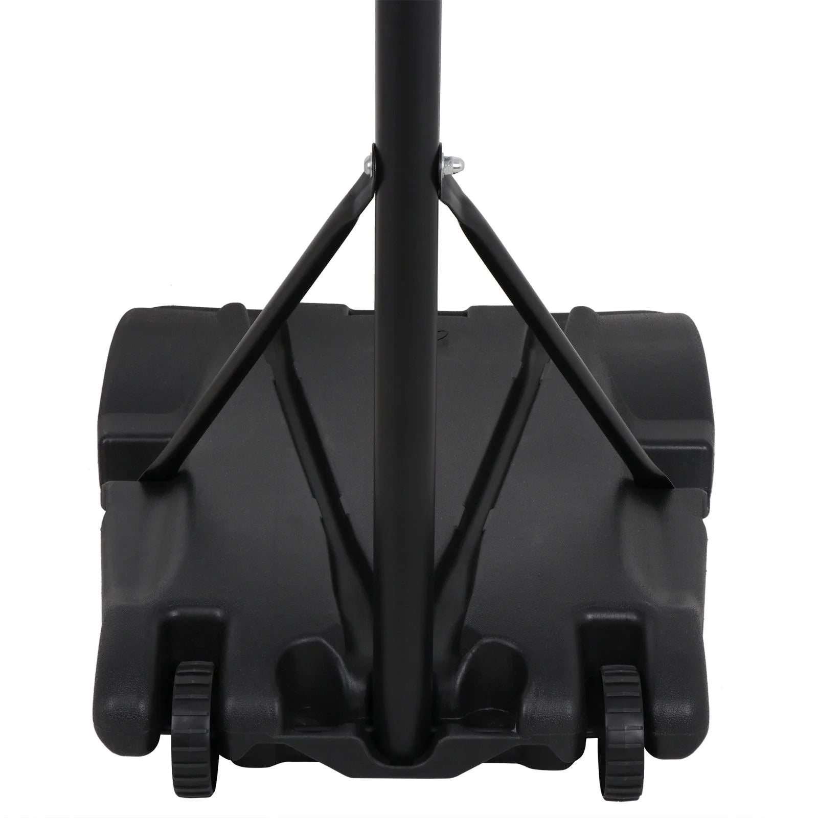 Portable Height Adjustable 4 -7 FT Basketball Hoop Basketball Stand W/ Wheels Black